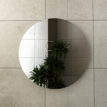 Espelho Redondo para Banheiro 60cm Metalizado