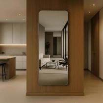 Espelho Retangular 100X40cm Grande Decoração para Sala Quarto Banheiro Espelho Retangular 100X40cm Grande Decoração para Sala Quarto Banheiro