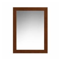 Espelho Retangular 33x43cm Triax Moldura Clássica para Banheiro Lavabo Parede