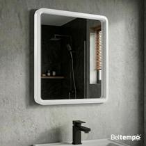 Espelho Retangular 50x40cm Moldura Alumínio Banheiro Lavabo Quarto BT5040 Beltempo Espelho Retangular 50x40cm Moldura Alumínio Banheiro Lavabo Quarto BT5040 Beltempo