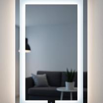 Espelho Retangular 70cm X 50cm Iluminado Touch Screen Led 3 Cores Reduna