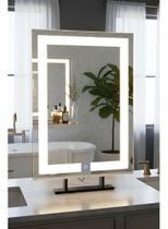 Espelho Retangular 70x50 Iluminado Led Touch Bancada Simples Espelho Retangular 70x50 Iluminado Led Touch Bancada Simples