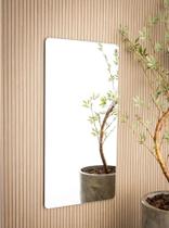 Espelho Retangular 90X80 3mm espessura Para Sala, Quarto, Banheiro, Halls, Salão Beleza