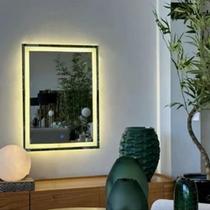 Espelho Retangular com LED Touch Screen - Iluminação Ajustável
