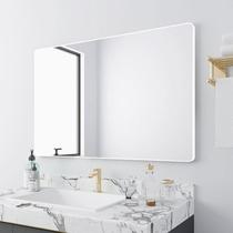 Espelho Retangular Grande com Moldura Metal 120x60 Decoração Retro - Lopazzi
