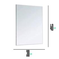 Espelho Retangular Grande Decorativo Multiuso Para Quarto Sala Banheiro diversos Tamanhos