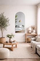 Espelho Retangular Oval Grande 90 X 60 Moderno Lapidado Com Suporte Espelho Retangular Oval Grande 90 X 60 Moderno Lapidado Com Suporte