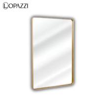 Espelho retangular retro 70x50 com moldura em metal - várias cores - Lopazzi