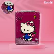 Espelho Retrátil Hello Kitty Compacto Maquiagem Infantil