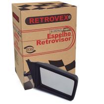 Espelho Retrovisor 2 4 Portas Lado Direito Com Controle Retrovex Monza 1985 A 1990 Rx2220