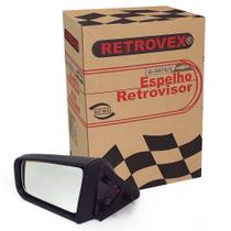 Espelho Retrovisor Adaptavel Lado Esquerdo Sem Controle Retrovex Chevette 1987 A 1993 Rx2207