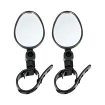 Espelho Retrovisor Ajustável 360 Graus Para Bicicleta 2PCS Espelhos Universais Para Guidão De