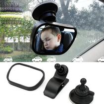 Espelho Retrovisor Ajustável Para Carro 2 Em 1 Mini Espelho Convexo De Segurança Para Crianças