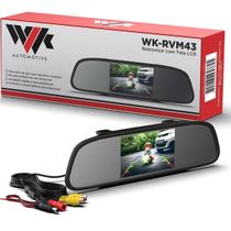 Espelho Retrovisor Automotivo com Tela LCD 4.3 para Câmeras