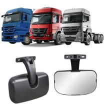 Espelho retrovisor auxiliar lateral caminhão mb axor atego