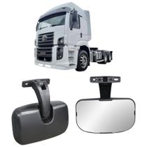 Espelho retrovisor auxiliar lateral caminhão vw constellation