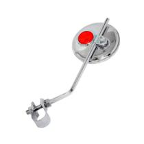 Espelho Retrovisor Bicicleta Cromado Retrô Com Refletor Espelho Retrovisor Bicicleta Cromado Retrô Com Refletor