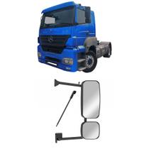 Espelho retrovisor c/ auxiliar convexo caminhão mb axor atego 1938s completo