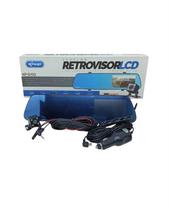 Espelho Retrovisor Câmera Frontal Ré Monitor LCD 1080P KNUP