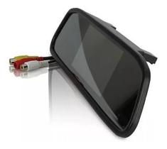 Espelho Retrovisor Com Monitor Para Camera De Ré Tela 4.3 - Kit de Produtos
