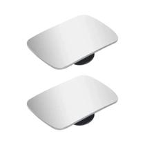 Espelho Retrovisor Convexo Ajustável 360 Graus HD, Espelho Auxiliar De Ângulo Amplo Para Ponto Cego