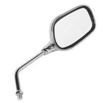 Espelho Retrovisor Cromo Forte Esportivo Oval