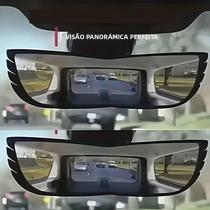 Espelho Retrovisor Curvo Para Ponto Cego 160 graus Interior Oval De Ângulo Amplo Com Ajuste Universal