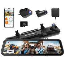 Espelho retrovisor Dash Cam WOLFBOX G900 Tripro 4K+2.5K+1080P