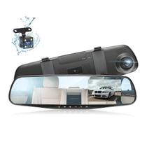 Espelho retrovisor de câmera de painel de carro 4,3" 1080P Câmera dupla AUKEPO Espelho retrovisor de câmera de painel de carro 4,3" 1080P Câmera dupla AUKEPO