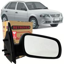 Espelho Retrovisor Direito Carona Volkswagen Gol Parati Saveiro G3 G4 1999 a 2014 Sem Controle para 4 Portas