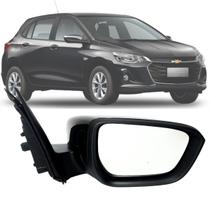 Espelho Retrovisor Direito Lado Passageiro Carona Chevrolet Onix Plus Sedan 2019 2020 2021 2022 2023 Sensor Ponto Cego Com Capa