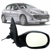Espelho Retrovisor Direito Lado Passageiro Carona Peugeot 206 207 1999 2000 2001 2002 2003 2004 2005 2006 2007 2008 2009 2010 2011 2012 2013 2014 2015