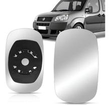 Espelho Retrovisor Doblo 2001 Até 2021 Com Base -