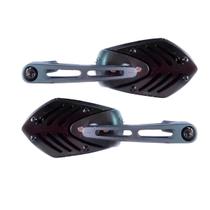 Espelho Retrovisor Esportivo Tubarão Sl6558 Preto