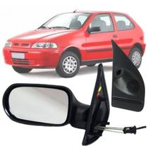 Espelho Retrovisor Esquerdo Motorista Fiat Palio Strada Fire 2001 2002 2003 Com Controle Interno de Regulagem para 2 Portas - Retrovex / Engekar