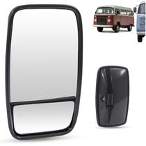 Espelho Retrovisor Externo Bi-partido VW Kombi Clipper Ford F100 F1000 Chevrolet A10 C10 D10 Tamanho 25x14