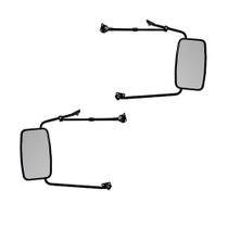 Espelho Retrovisor Ford F4000 1997 1998 Completo Plano - Par