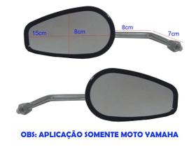 Espelho retrovisor GVS Mod.Harley para Virago 535 cromado convexo