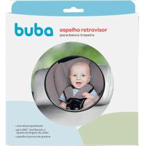 Espelho Retrovisor Infantil Buba Conforto Para Bebe Banco Carro Traseiro Redondo