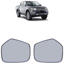 Espelho Retrovisor L200 2007 2008 2009 2010 2011 2012 Carcaça Preta