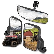 Espelho retrovisor lateral UTV e espelho central para Polaris Ranger 500 570 900 1000 XP, Ranger Diesel, ETX/EV, General 1000