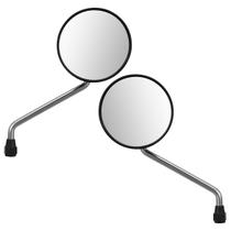 Espelho Retrovisor Modelo Dt 200 Yamaha Cromo Forte Original Par