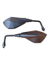 Espelho retrovisor moto moddelo mini da z400 rebaixado 90 graus par com rosca padrão honda renascenca