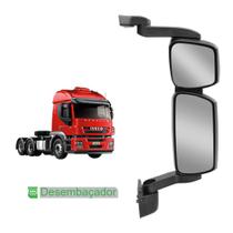 Espelho Retrovisor p Iveco Hi-Road Convexo c Desembaçador LD