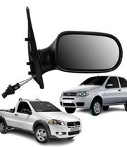 Espelho retrovisor palio strada 08-10 2 portas c. remoto l.d