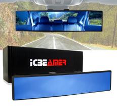Espelho Retrovisor Panorâmico Grande Angular Azul 10,6" - Universal para Veículos