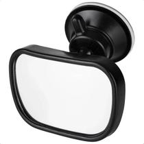 Espelho Retrovisor Para Banco Traseiro Monitore o Bebê Instale com Ventosa/Prendedor Preto Kababy 16501P