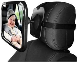 Espelho Retrovisor para Bebê Dorart - Visão Traseira para Bebê Conforto no Carro
