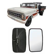Espelho retrovisor plano caminhão ford f4000 1975 a 1998