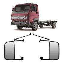 Espelho retrovisor plano caminhão vw delivery 10.160 2013 a 2017 par completo Espelho retrovisor plano caminhão vw delivery 10.160 2013 a 2017 par completo